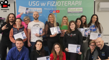 ZAKOŃCZONY kurs stacjonarny „USG narządu ruchu - RUSI (USG w fizjoterapii) moduł 1