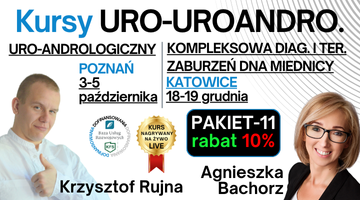 PAKIET 11 (-10%) - ,,Fizjoterapia uroandrologiczna – diag. i terapia dysfunkcji męskiego dna miednicy (3-5.10 Poznań) + 